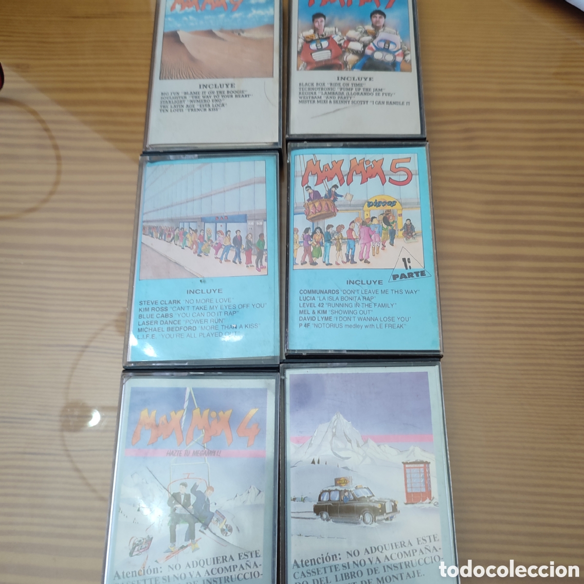 Casetes antiguos: Lote de cintas de cassette de Max Mix - Foto 5