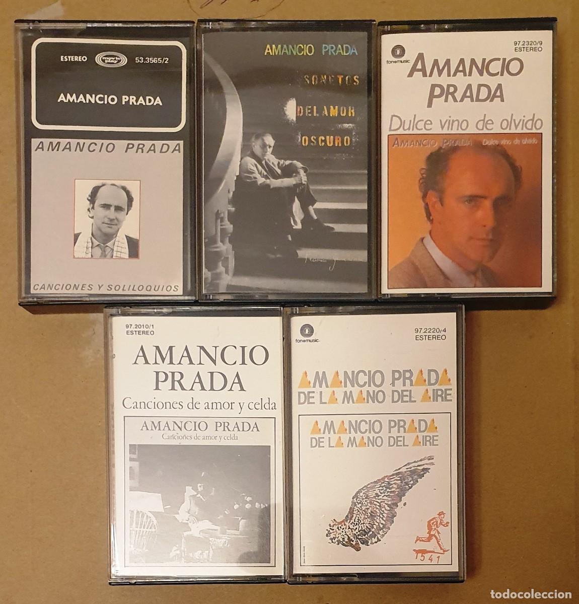 Casetes antiguos: CASETES AMANCIO PRADA. CINCO EJEMPLARES. - Foto 1