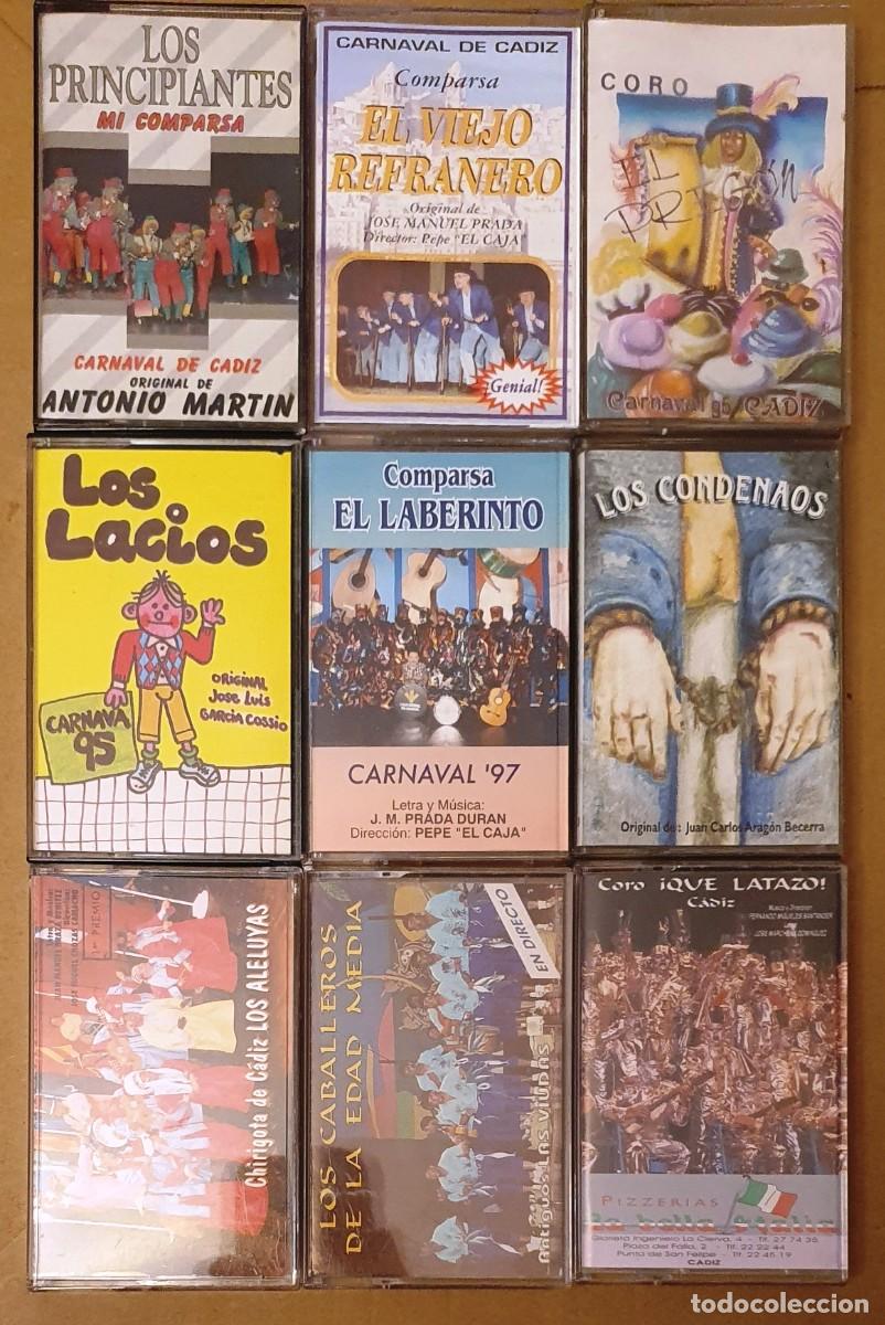 Casetes antiguos: CASETES CARNAVALES DE CADIZ. NUEVE CINTAS.