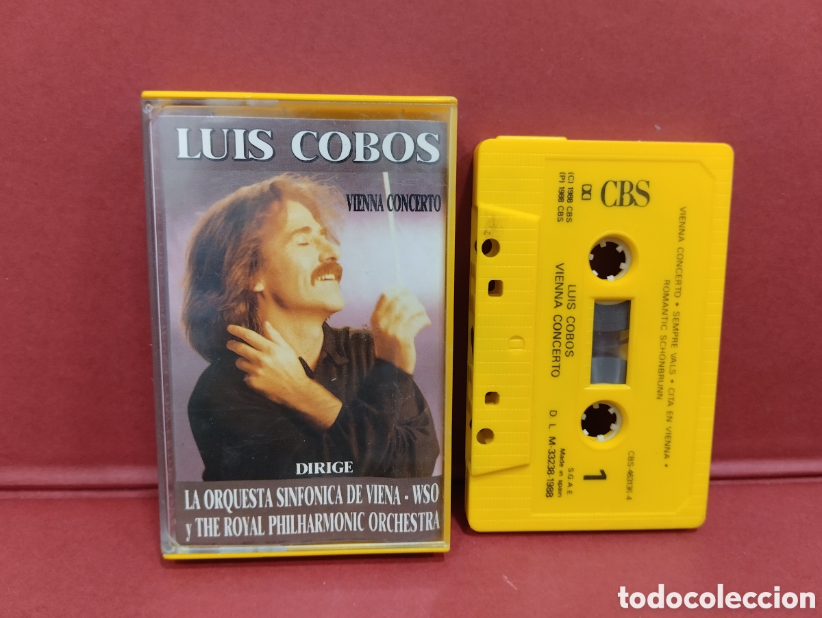 Casetes antiguos: CINTA CASSETTE LUIS COBOS VIENNA CONCERTO - Foto 1