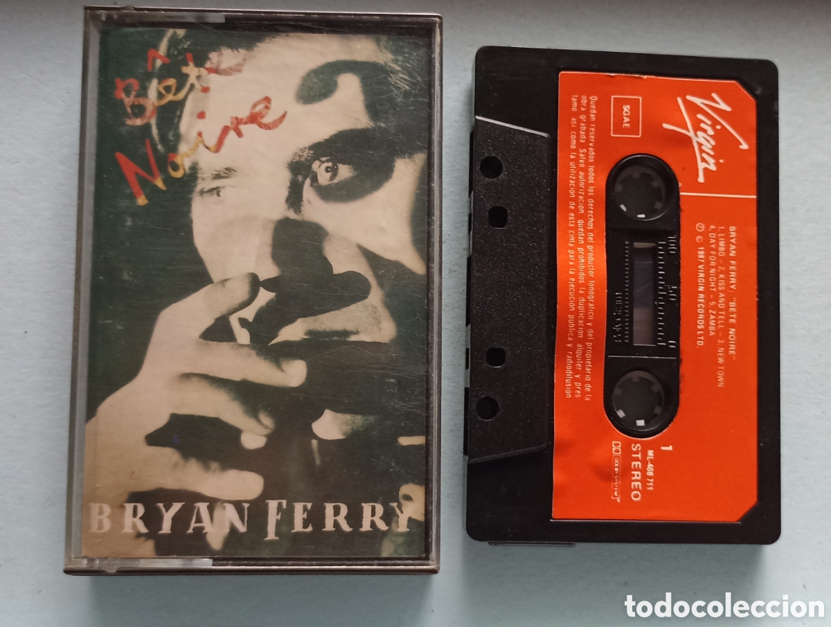 Casetes antiguos: Cinta Casete Bryan Ferry - Bete Noire - Foto 1