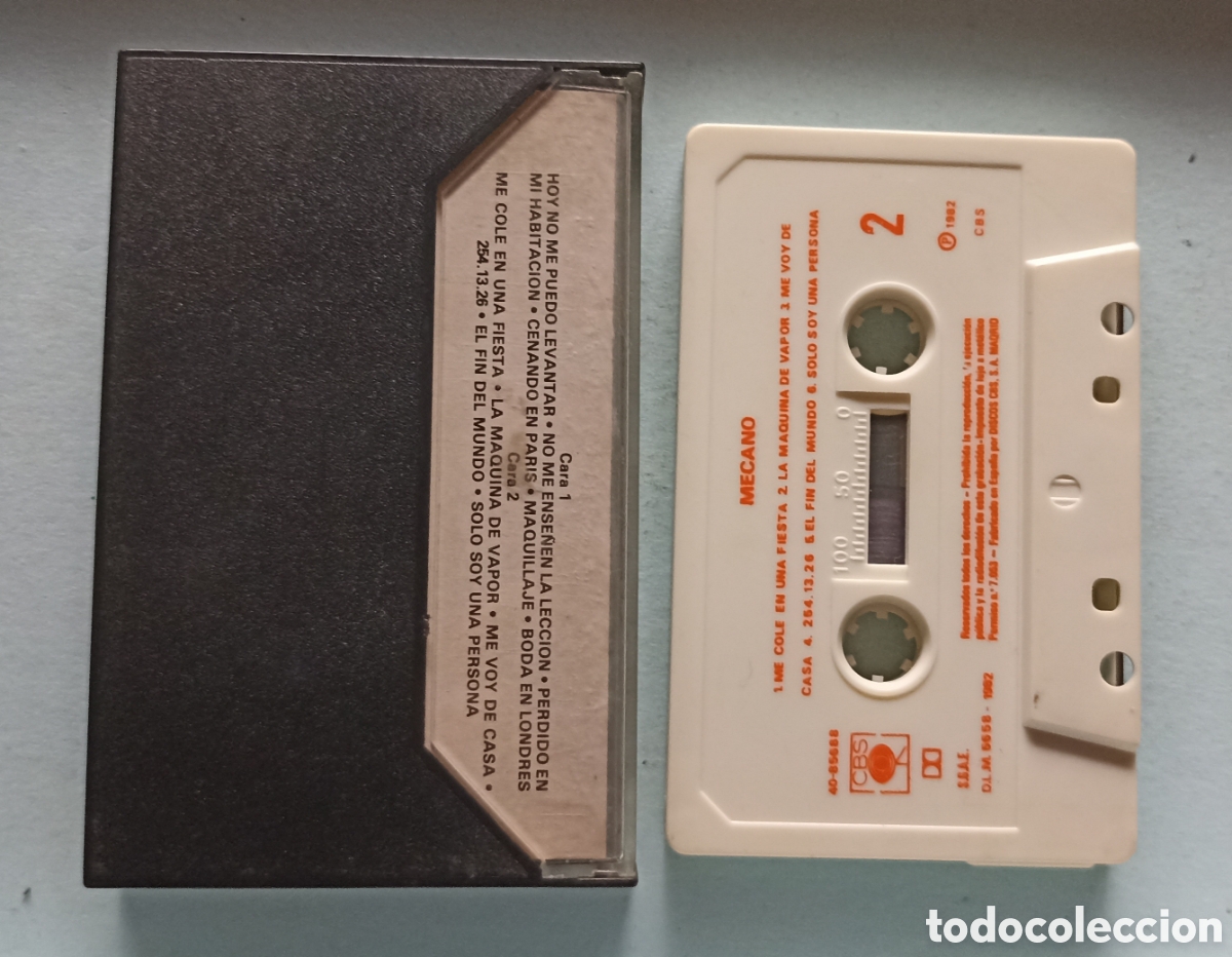 Casetes antiguos: Cinta Casete Mecano - Mecano - Foto 2