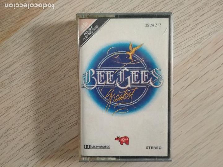 Casetes antiguos: bee gees, greatest, 1979,rso, 2lps - Foto 2