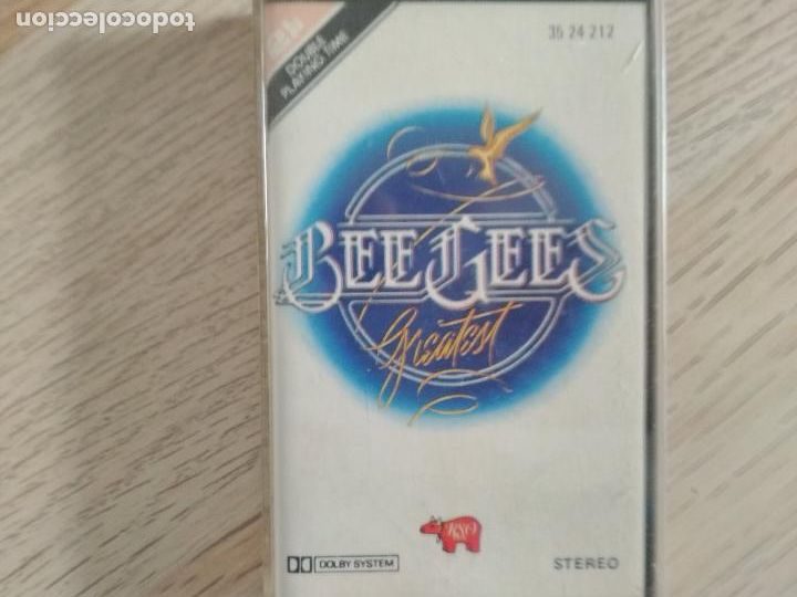 Casetes antiguos: bee gees, greatest, 1979,rso, 2lps - Foto 5