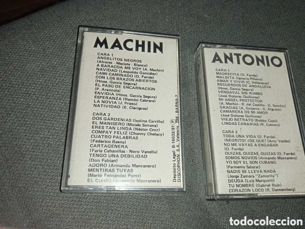 Casetes antiguos: Antonio Machin 2 casetes - Foto 1