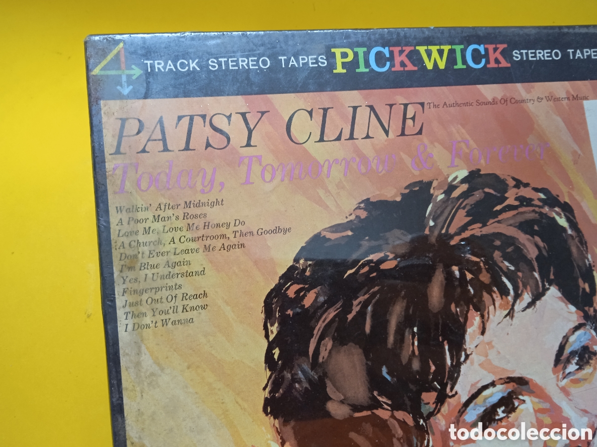 Casetes antiguos: Cinta R2R Patsy Cline P4T-434 7 1/2 Precintada - Foto 3