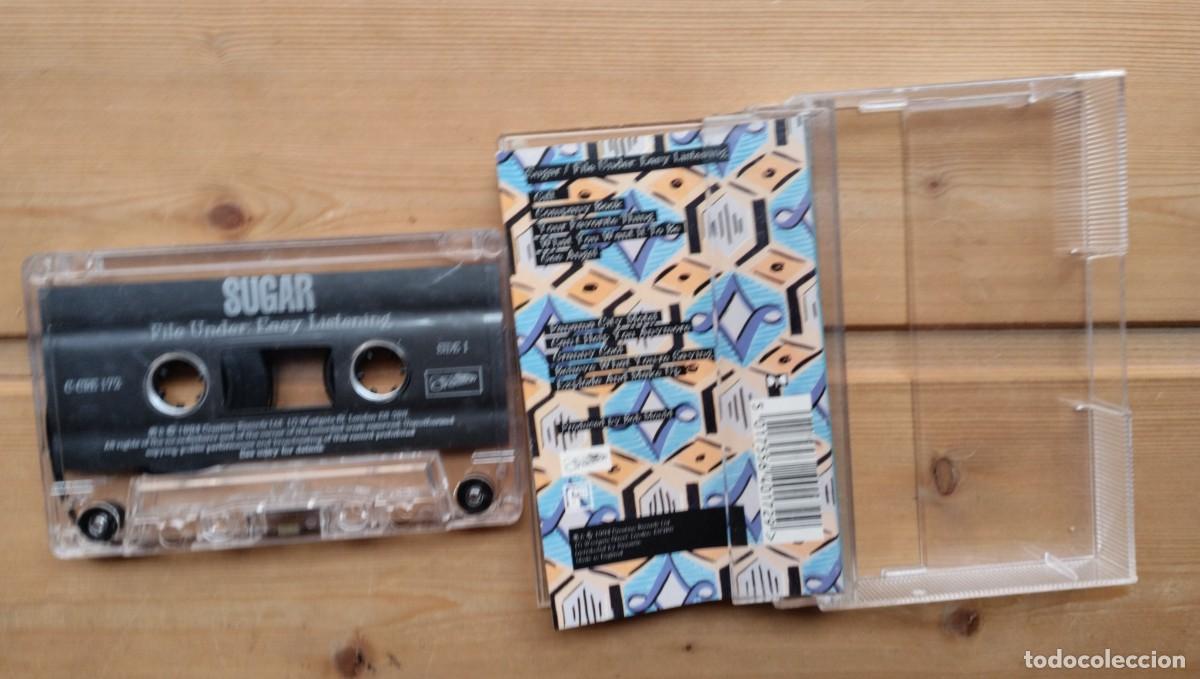 Casetes antiguos: Cassette de Sugar: &rdquo;File Under: Easy Listening&rdquo;. 1994 - Foto 4