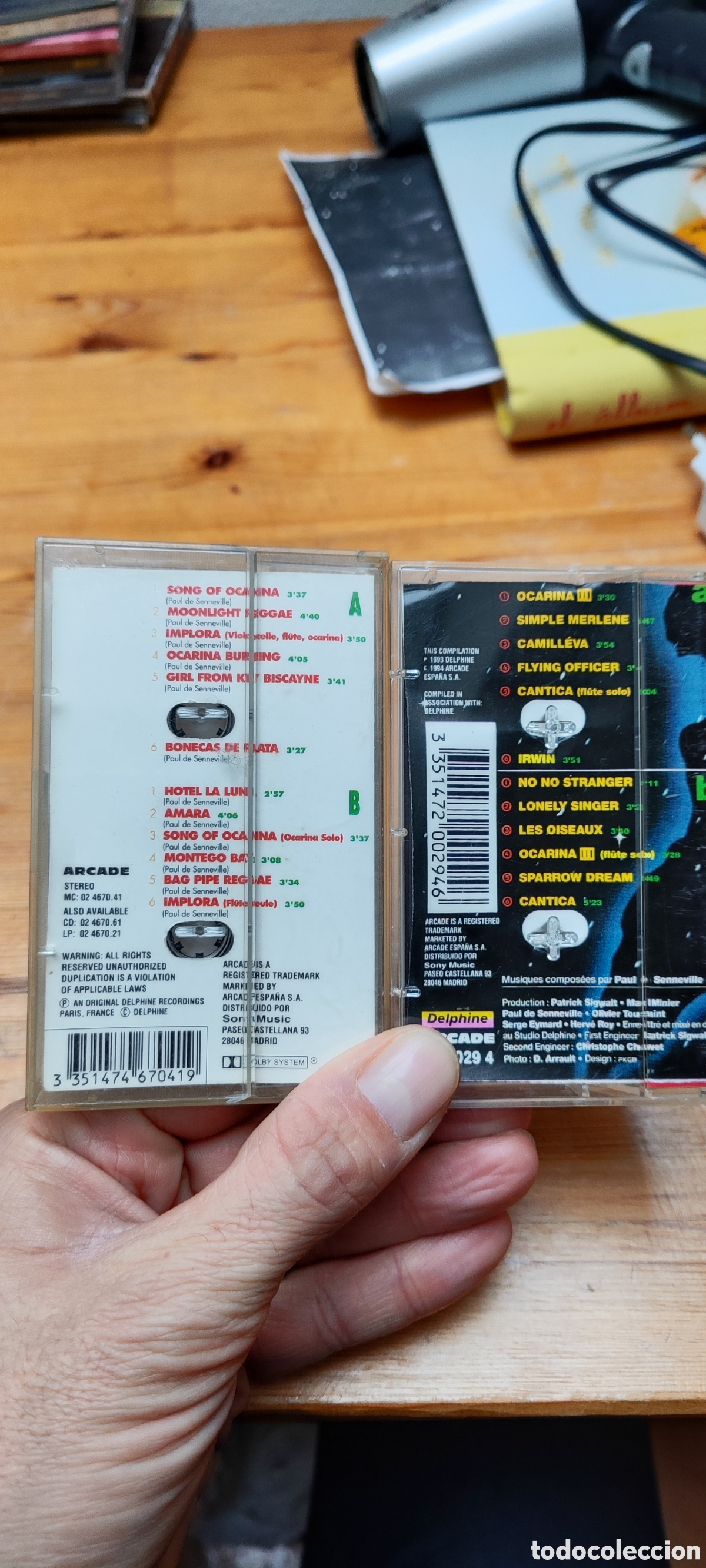 Casetes antiguos: 2 cassette Ocarina - Foto 2