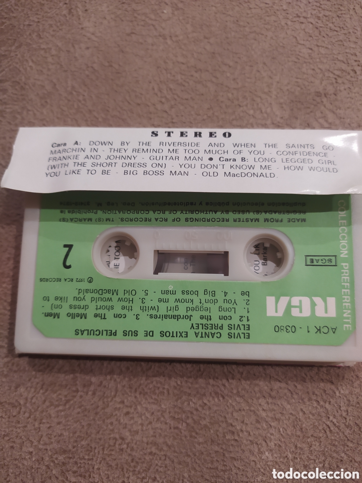 Casetes antiguos: Cassette Elvis Presley - Foto 2