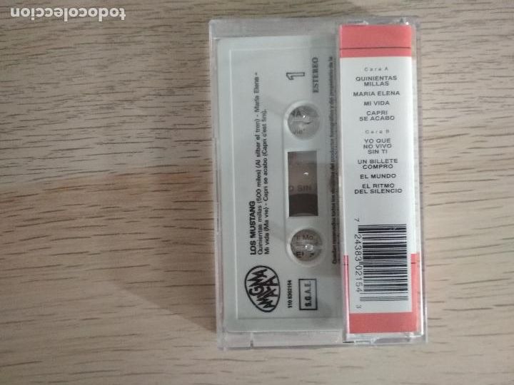 Casetes antiguos: los mustang, grandes exitos,amalgama 1994 - Foto 5