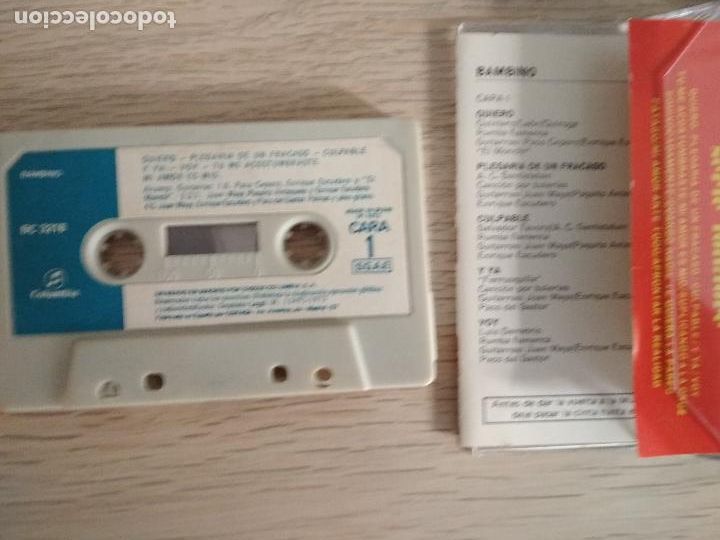 Casetes antiguos: bambino, quiero, casete,1973 - Foto 5