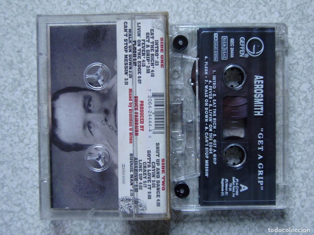 Casetes antiguos: AEROSMITH.GET A GRIP...PEDIDO MINIMO 5&euro; - Foto 2