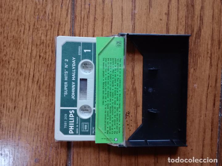 Casetes antiguos: Johnny Hallyday - super hits - le penitencier - Foto 3