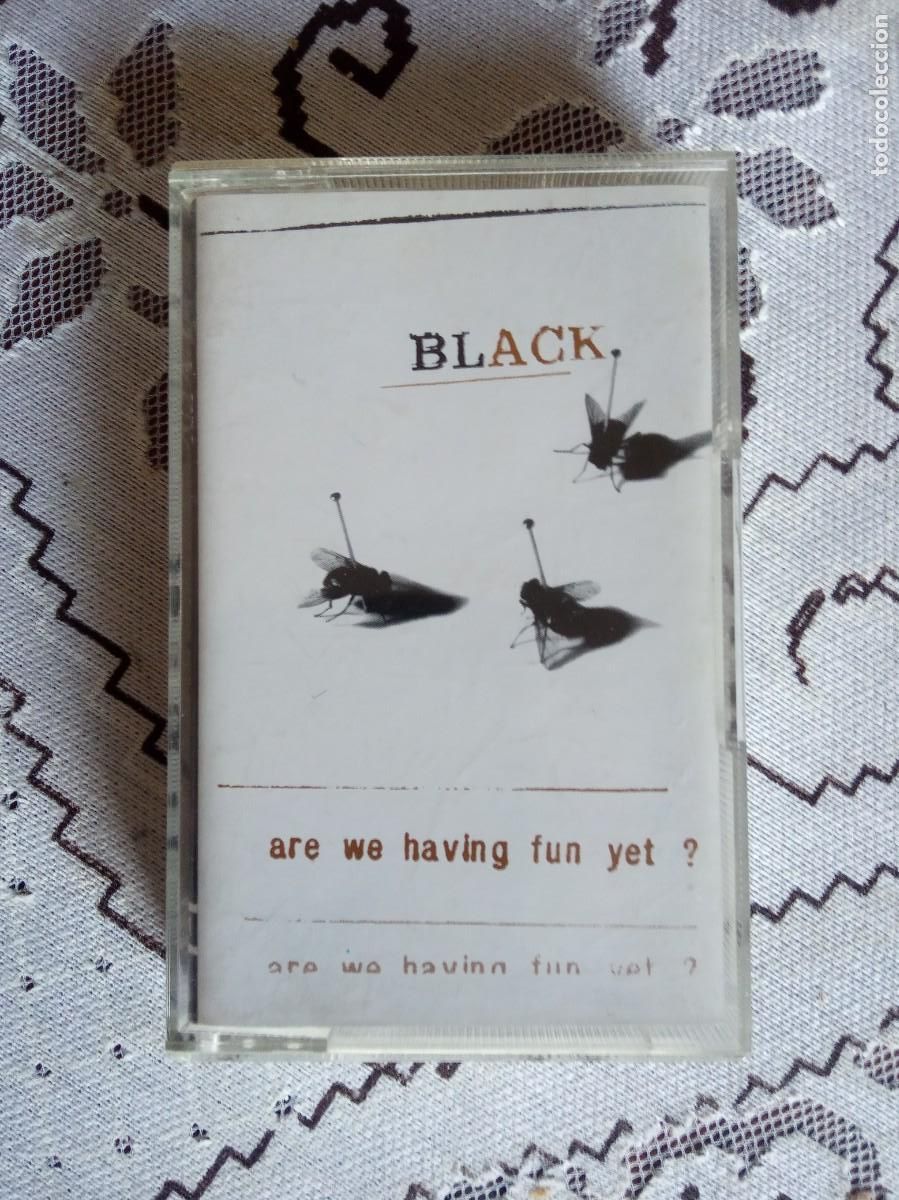 Casetes antiguos: cassette. Black. &rdquo;Are you having fun yet?&rdquo; - Foto 1