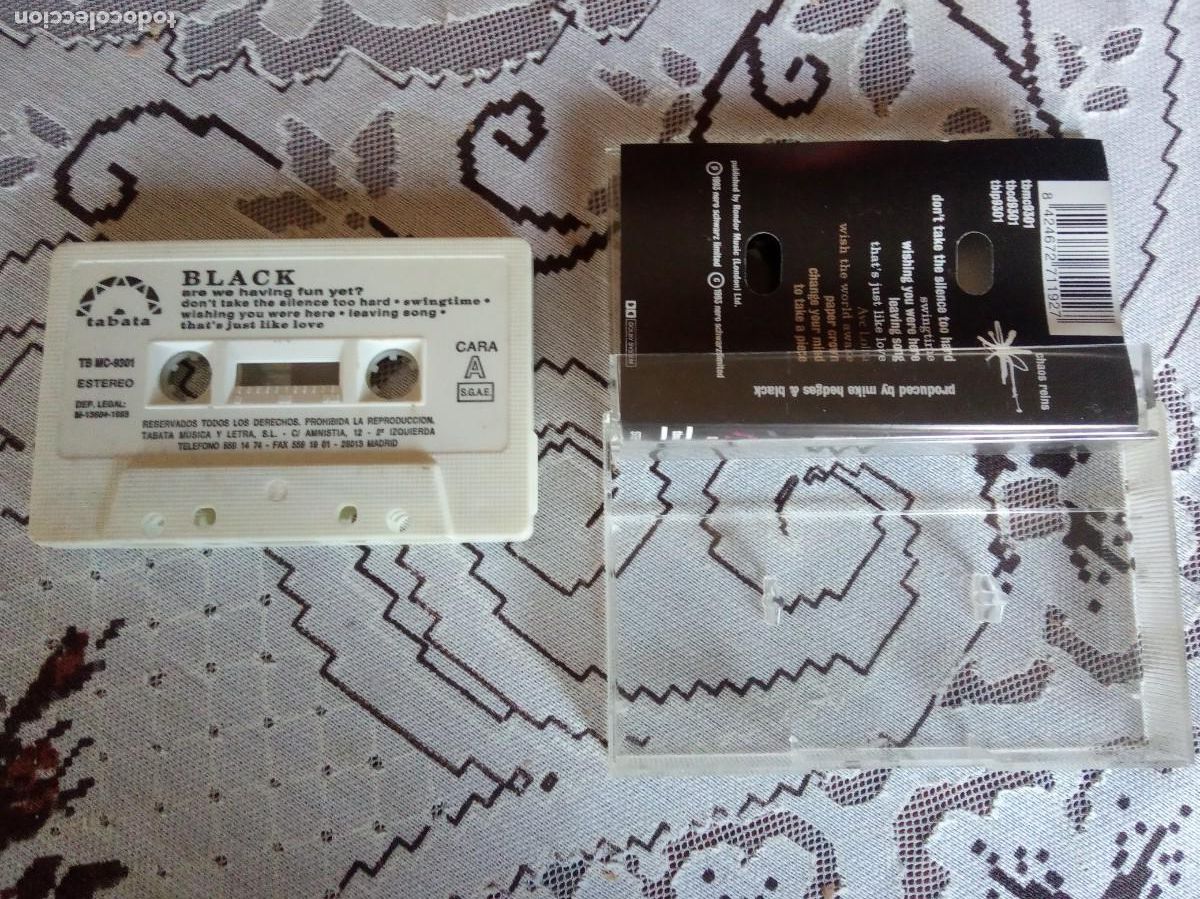 Casetes antiguos: cassette. Black. &rdquo;Are you having fun yet?&rdquo; - Foto 2