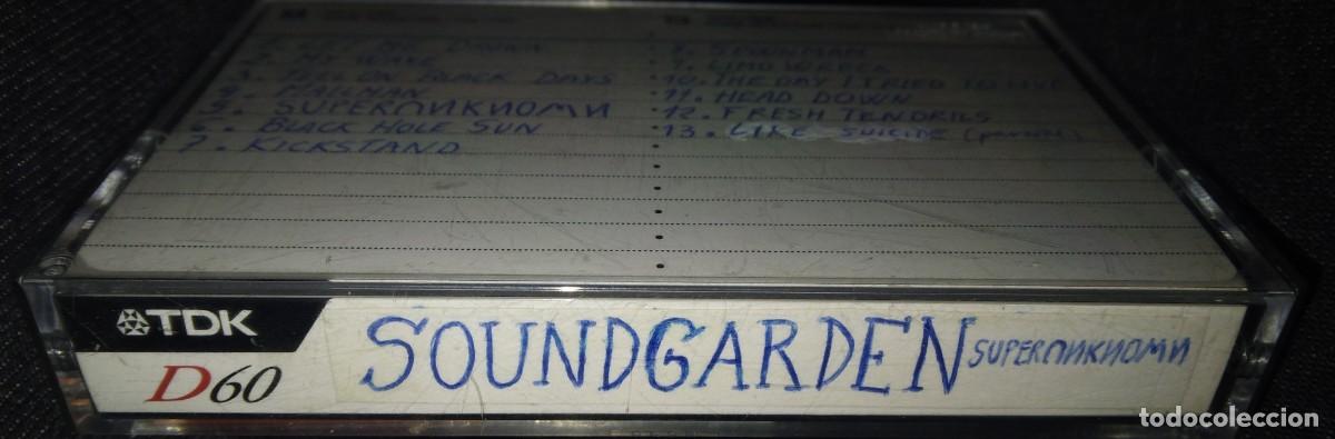 Casetes antiguos: CASSETTE SOUNDGARDEN - Superunknown (grabada TDK) - Foto 1
