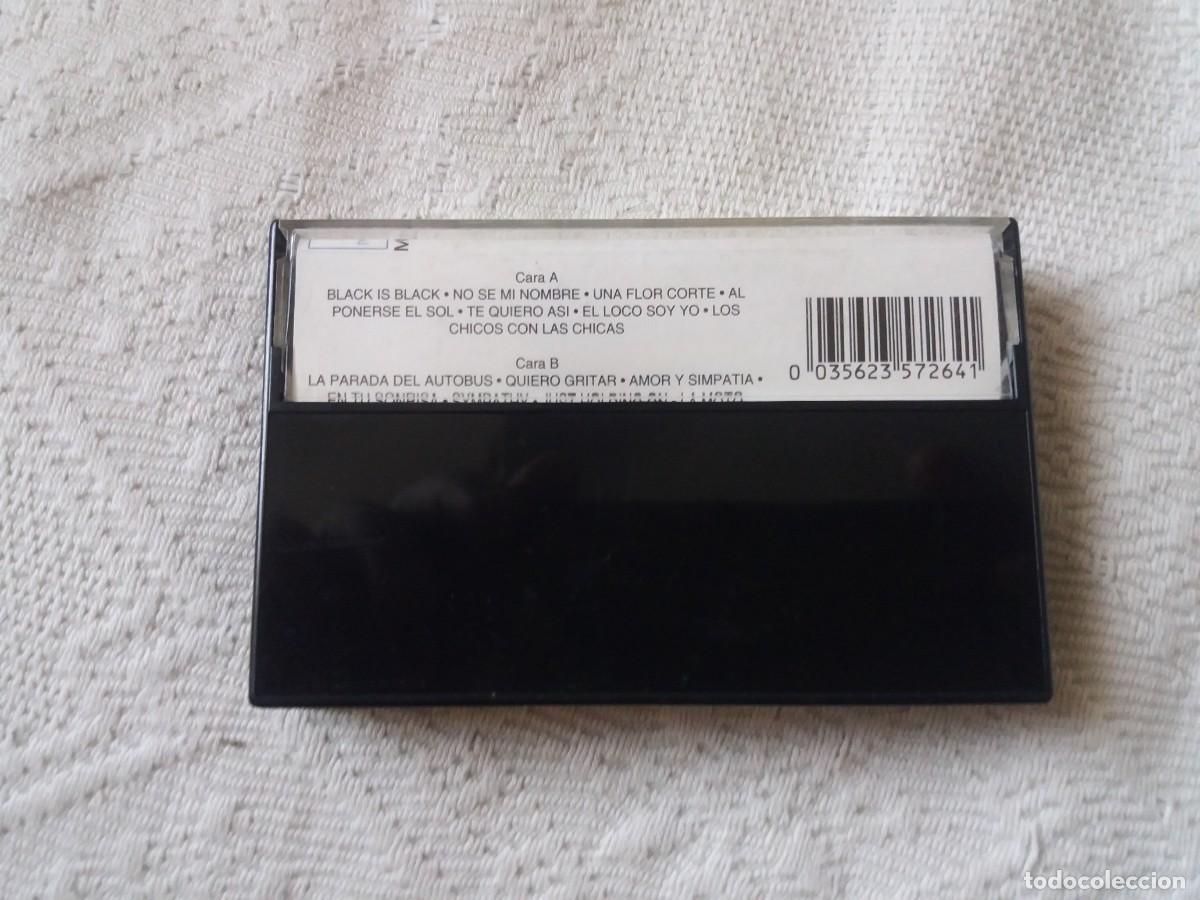 Casetes antiguos: Antiguo casete. Los Bravos. Black is black. &Eacute;xitos. - Foto 2