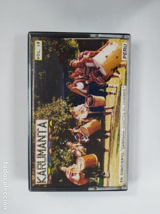Casetes antiguos: KARUMANTA VOL IX. CAMPA&Ntilde;A CONTRA EL HAMBRE. EN CONCIERTO. PER&Uacute;. CASETE. TDKCST51A