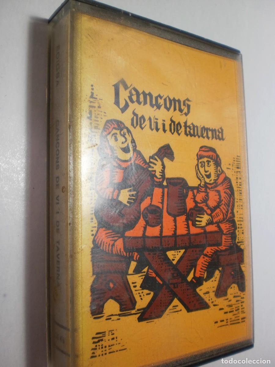 Casetes antiguos: cinta casete can&ccedil;ons de vi i taverna. edigsa 1976 spain (seminou)