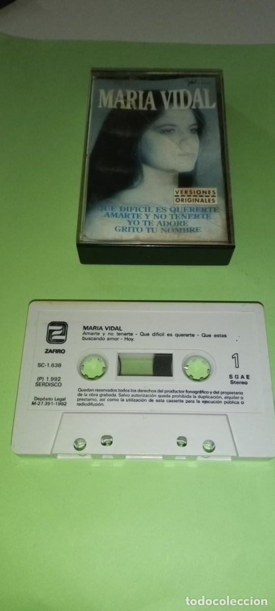 Casetes antiguos: Cassette Mar&iacute;a Vidal original 1992 - Foto 1