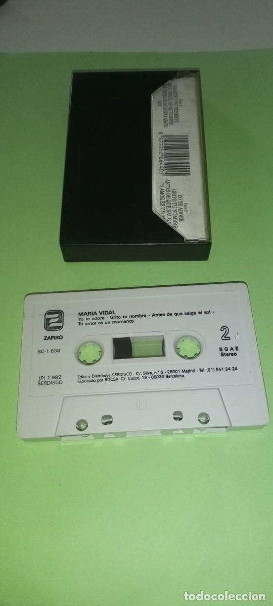 Casetes antiguos: Cassette Mar&iacute;a Vidal original 1992 - Foto 2