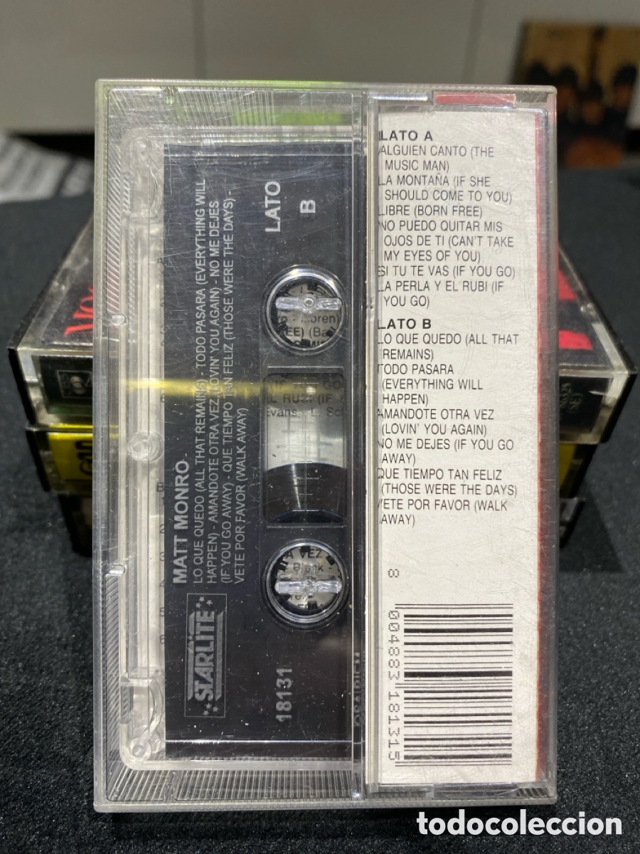 Casetes antiguos: CASSETTE MATT MONRO. ALGUIEN CANTO. - Foto 2