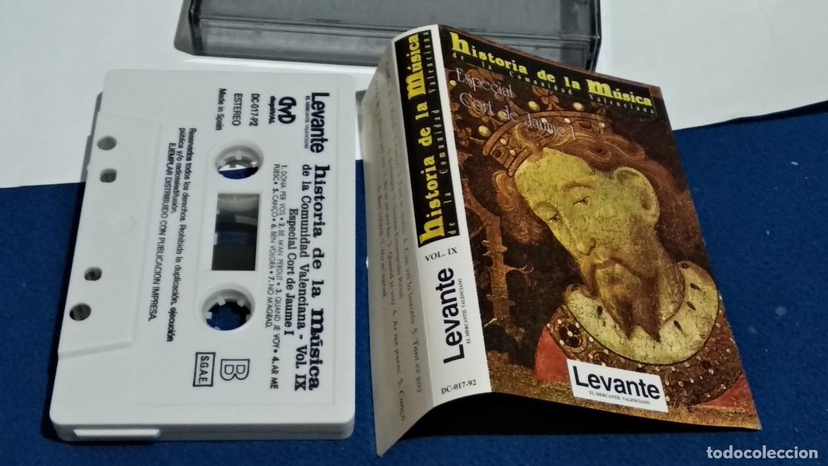 Casetes antiguos: HISTORIA DE LA M&Uacute;SICA DE LA COMUNIDAD VALENCIANA VOL IX - DIARIO DE LEVANTE- CASETE