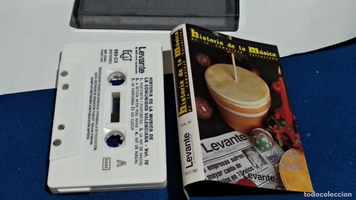 Casetes antiguos: HISTORIA DE LA M&Uacute;SICA DE LA COMUNIDAD VALENCIANA VOL IV - DIARIO DE LEVANTE- CASETE