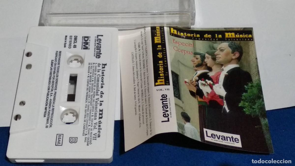 Casetes antiguos: HISTORIA DE LA M&Uacute;SICA DE LA COMUNIDAD VALENCIANA VOL VII - DIARIO DE LEVANTE- CASETE