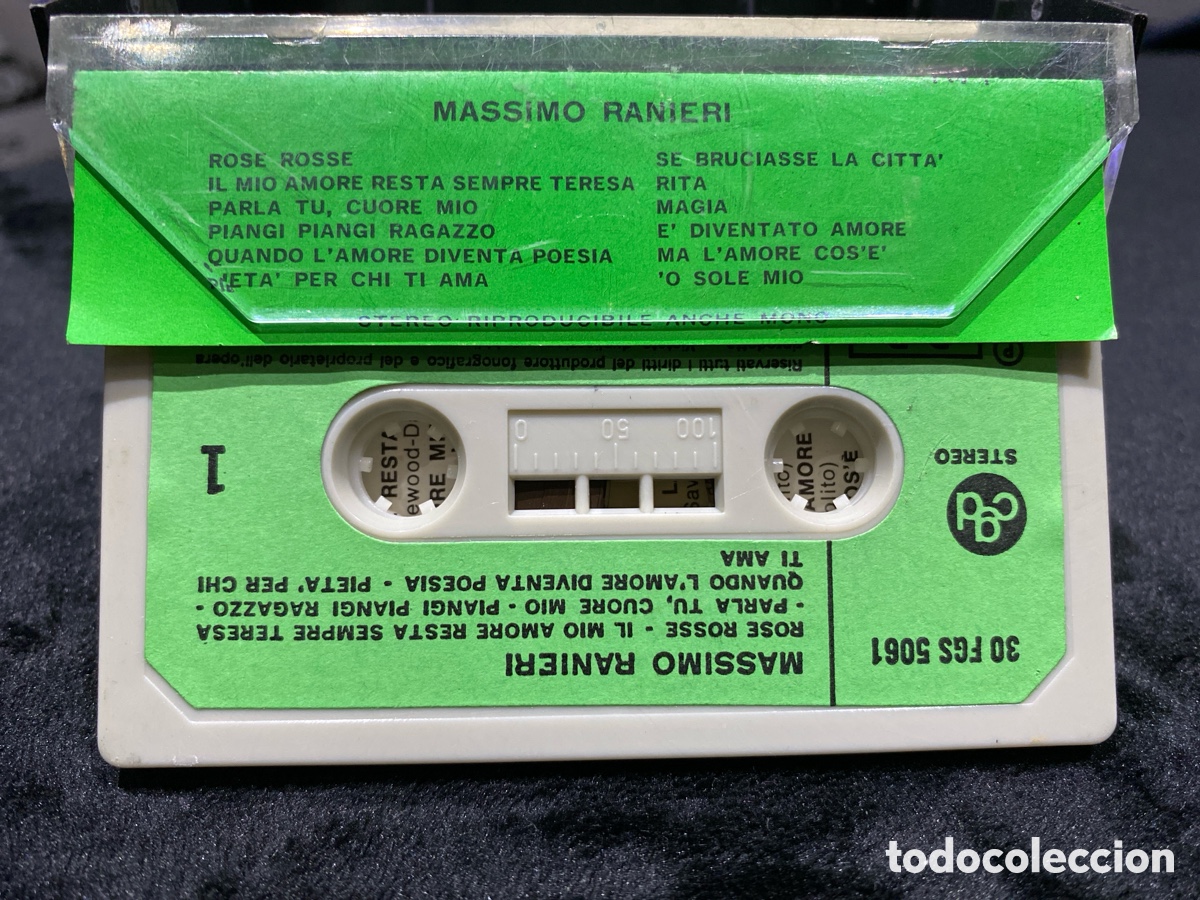 Casetes antiguos: CASSETTE MASSIMO RANIERI. - Foto 2
