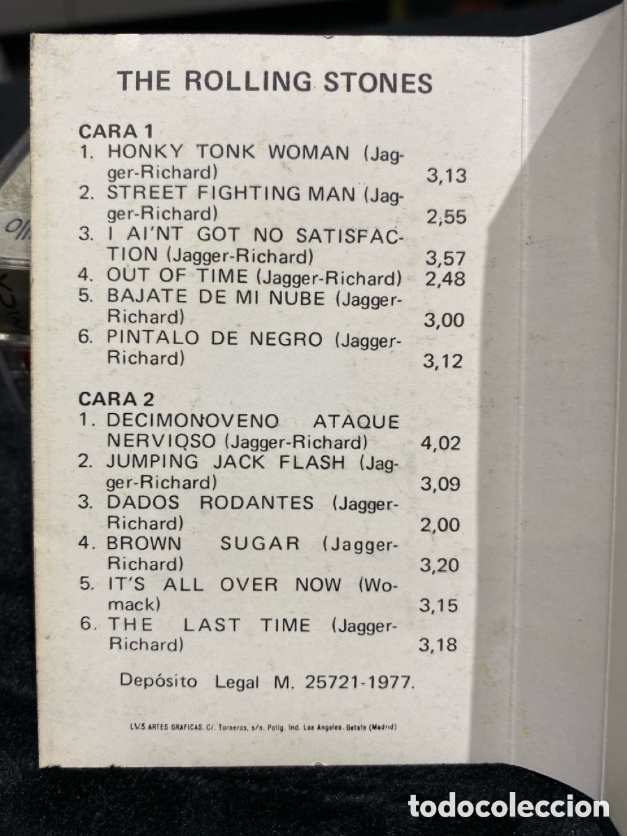 Casetes antiguos: CASSETTE THE ROLLING STONES - Foto 4