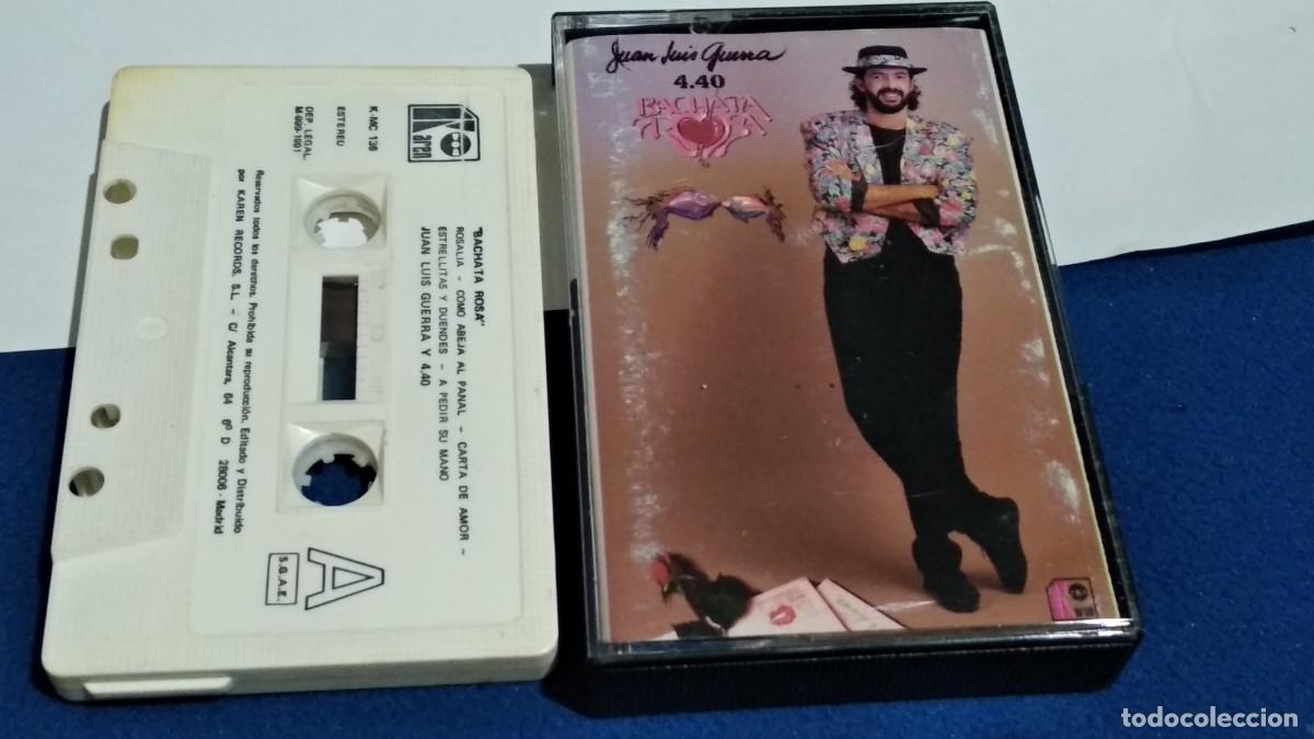 Casetes antiguos: JUAN LUIS GUERRA Y 4.40 / BACHATA ROSA - 1991 KAREN RECORDS - CASETE CINTA CASSETTE