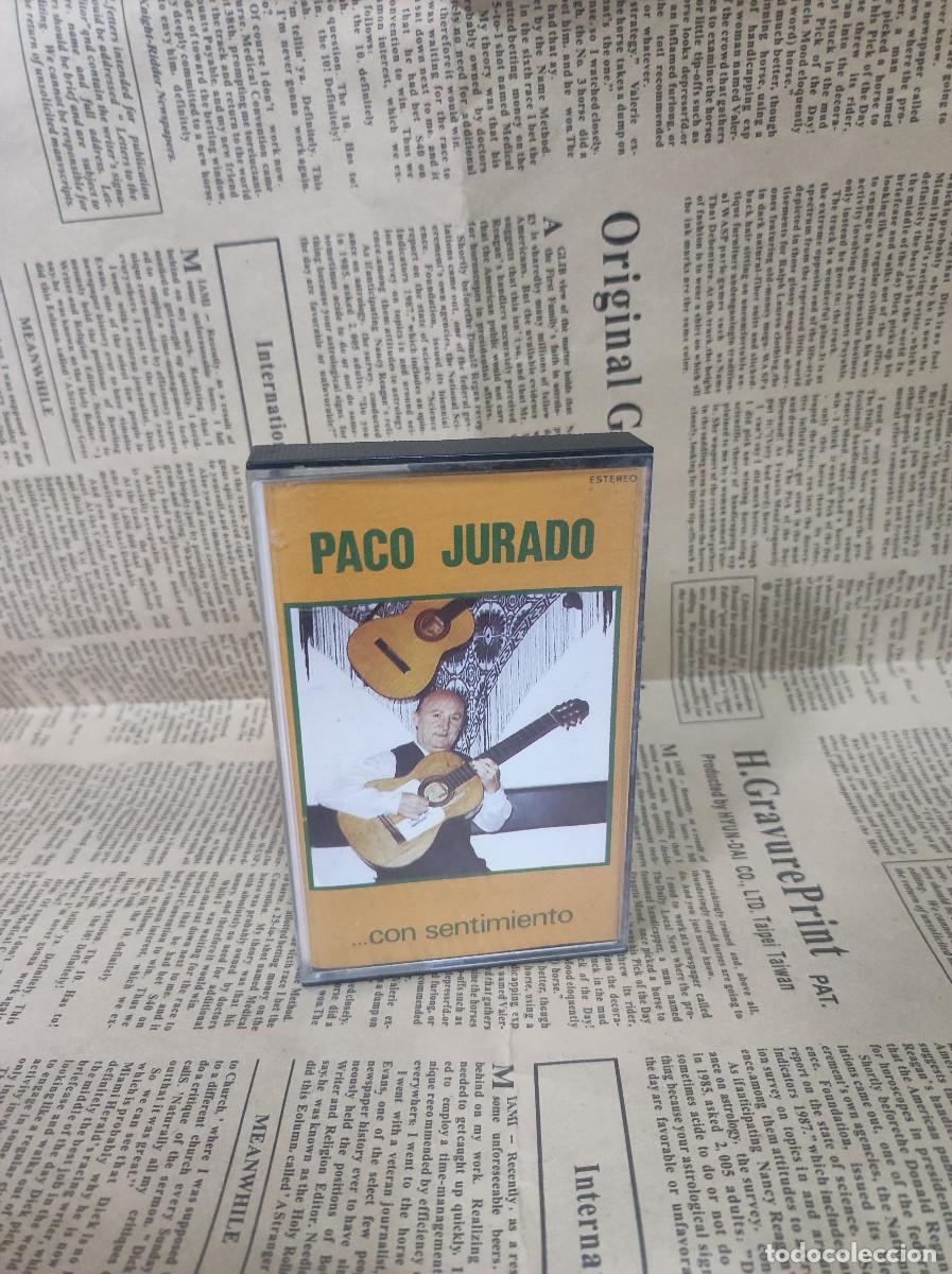 Casetes antiguos: PACO JURADO CON SENTIMIENTO CASSETTE - Foto 1