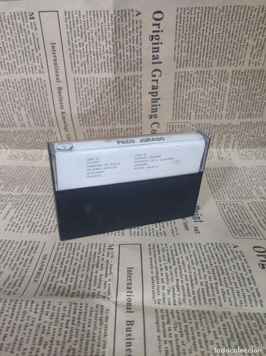 Casetes antiguos: PACO JURADO CON SENTIMIENTO CASSETTE - Foto 2