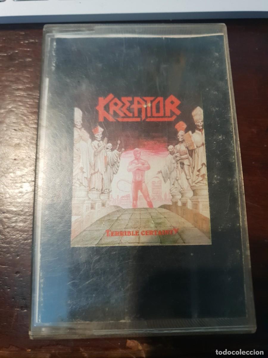 Casetes antiguos: Casete - kreator - terrible certainty. - Foto 1