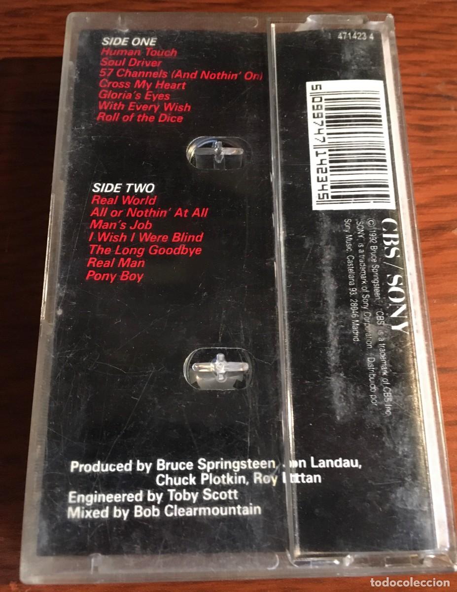 Casetes antiguos: BRUCE SPRINGSTEEN - HUMAN TOUCH, cassette 1992 - Foto 2