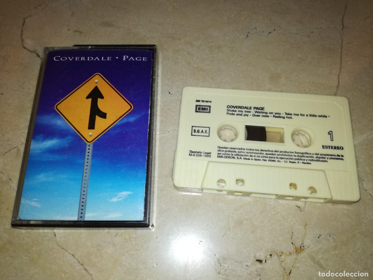 Casetes antiguos: COVERDALE PAGE-ORIGINAL ESPA&Ntilde;OL 1993 - Foto 1