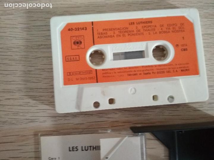 Casetes antiguos: les luthiers, les luthiers, 1982, - Foto 3