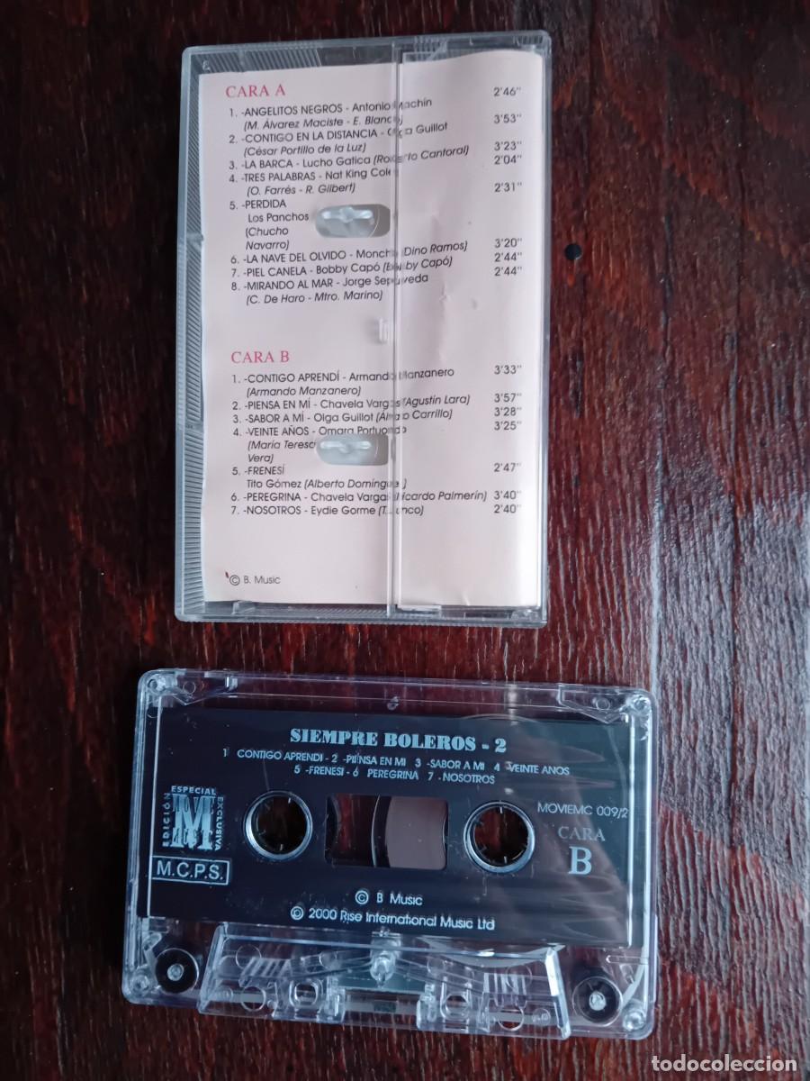 Casetes antiguos: Siempre boleros 2 - Foto 2