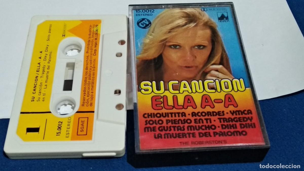 Casetes antiguos: SU CANCI&Oacute;N / ELLA A-A - THE ROBERSTON&acute;S - 1979 NEVADA - CASETE CINTA