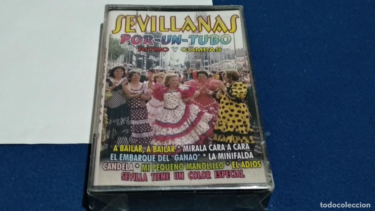 Casetes antiguos: SEVILLANAS POR UN TUBO / RITMO Y COMP&Aacute;S - 1996 HORUS A Bailar, - CASETE CINTA - NUEVA PRECINTADA