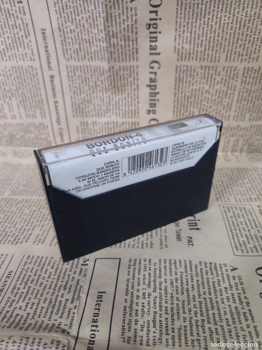 Casetes antiguos: BORDON 4 QUE BONITO CASSETTE - Foto 2