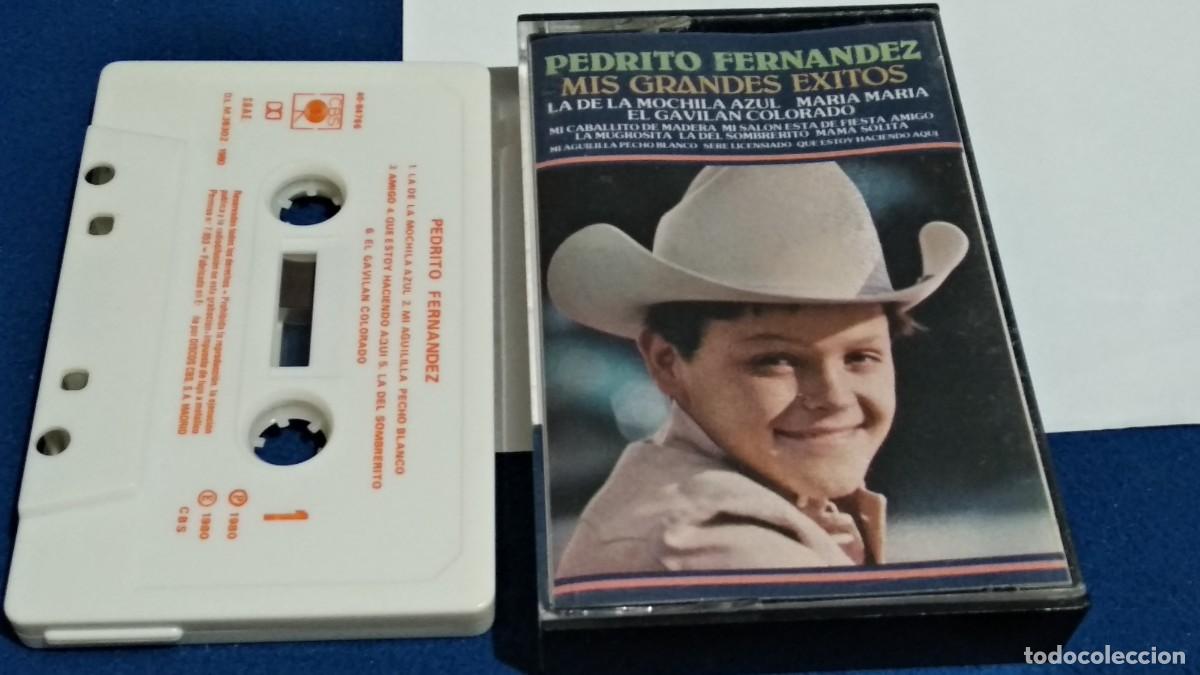 Casetes antiguos: PEDRITO FERNANDEZ / MIS GRANDES &Eacute;XITOS - 1980 CBS - CASETE CINTA - EN CORRECTO ESTADO