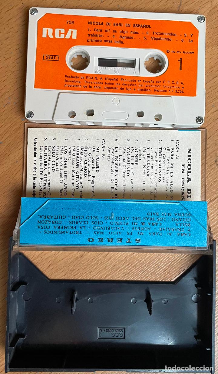 Casetes antiguos: NICOLA DI BARI, Rca - Foto 2