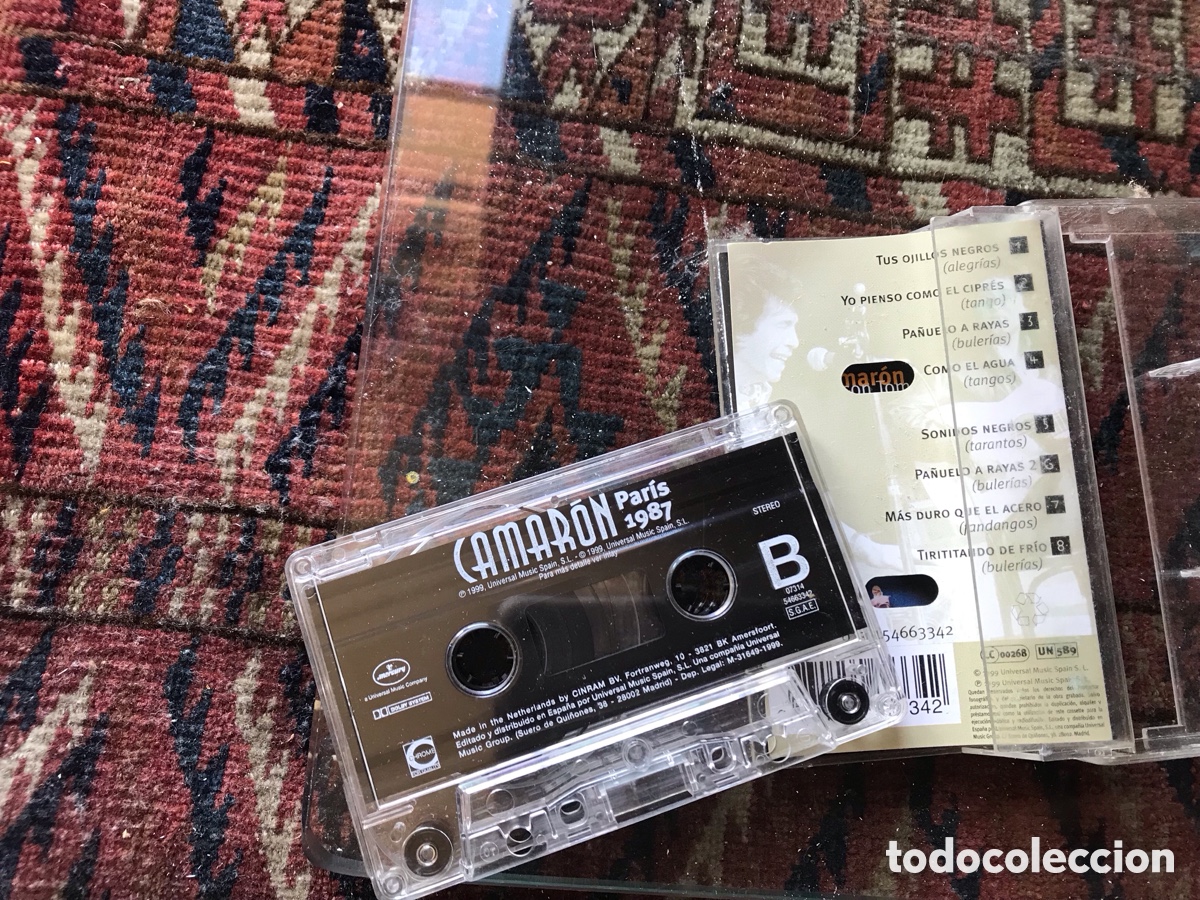 Casetes antiguos: Camar&oacute;n con Tomatito. Par&iacute;s, 1987. - Foto 5
