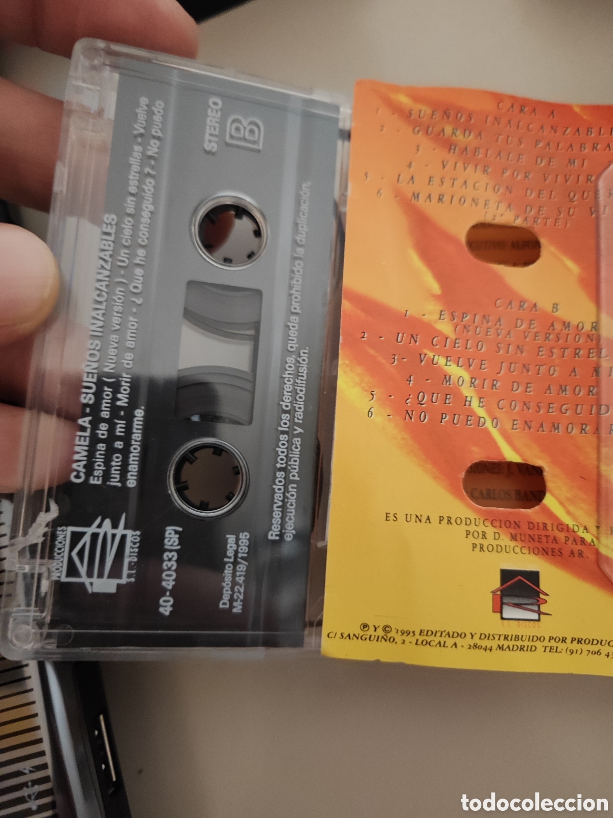 Casetes antiguos: Cassette Camela - Foto 3