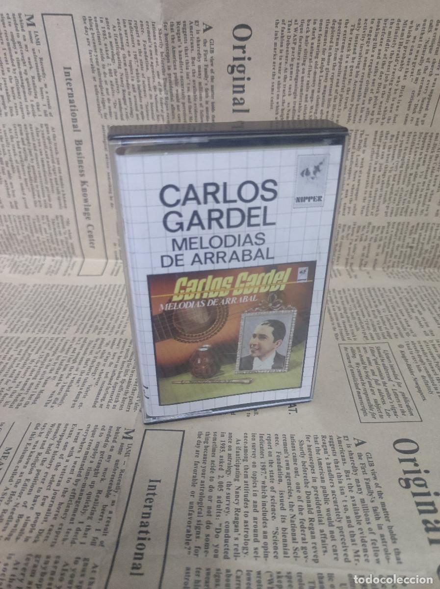 Casetes antiguos: CARLOS GARDEL MELODIAS DE ARRABAL - Foto 1