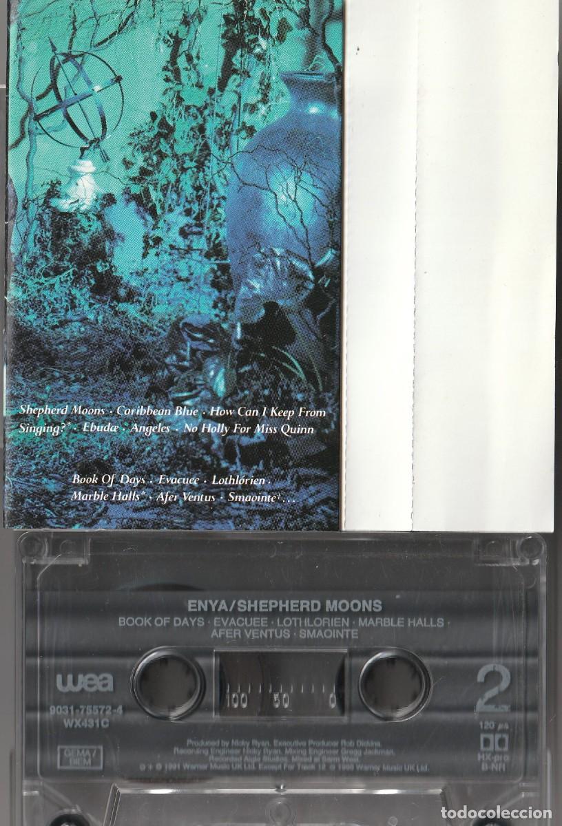 Casetes antiguos: ENYA - SHEPHERD MOONS (CASSETTE WEA 1991) - Foto 2