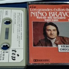 Casetes antiguos: NINO BRAVO / LOS GRANDES ÉXITOS - TIP VOL 6 - POLYGRAM 1981 - CASETE CINTA MUY POCO USO