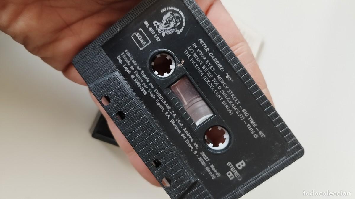Casetes antiguos: Peter Gabriel &ndash; So.Cinta Casete K7 - Foto 4